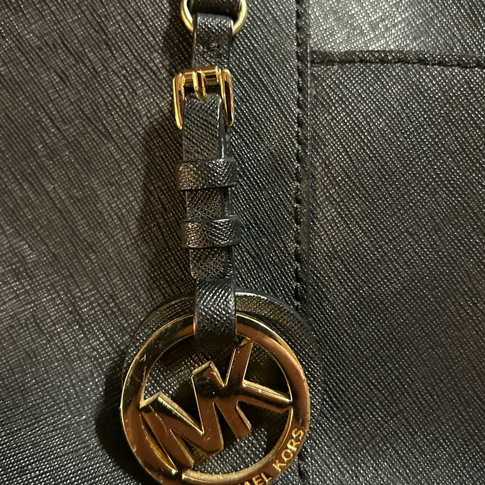 Black And Gold Michael Kors Tote Bag Purse